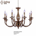 Belle chandelier bougie, lustre en laiton éclairage 81933